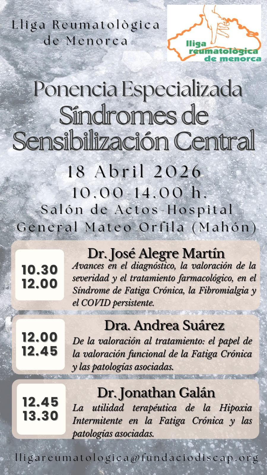 Ponencias sobre temas de Reumatología